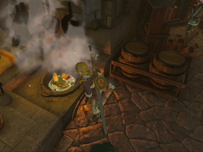 Totk Carrot Stew Cooking At Lookout Landing