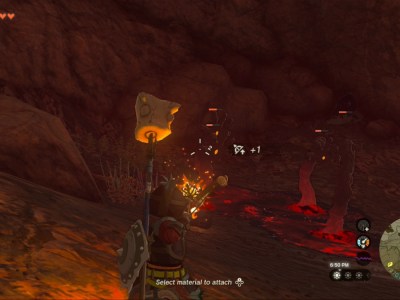 Totk Gloom Spear North Of Broca Island Gloom Hands Closeup