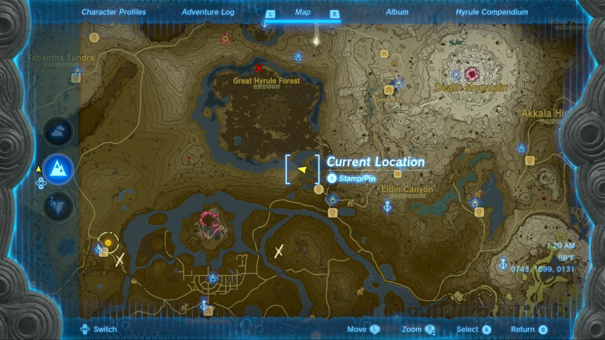 Totk Stealthfin Trout Location Map