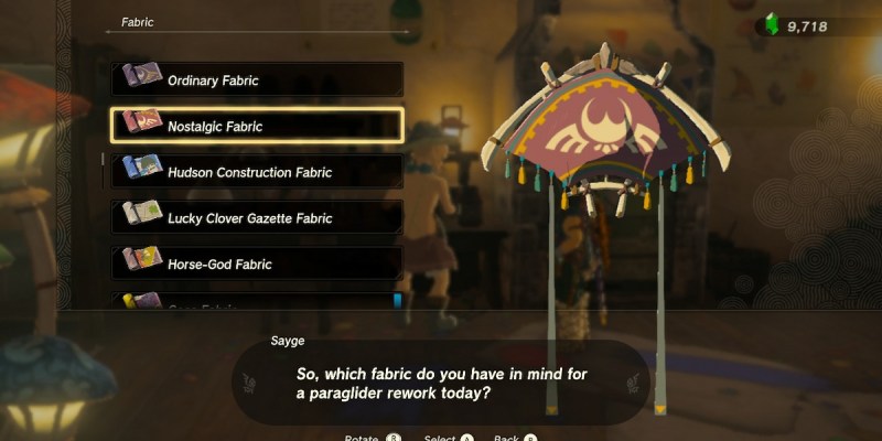 Where To Find Botw Paraglider Fabric In Tears Of The Kingdom Totk