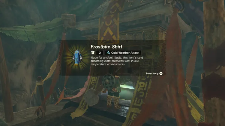 Where To Find Frostbite Shirt Tears Of The Kingdom Chest