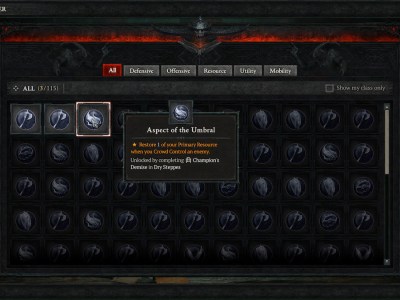 Aspect Of The Umbral Diablo 4