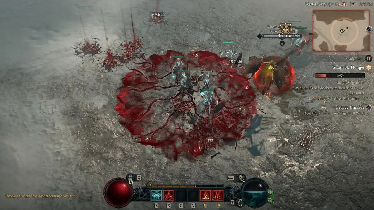 Diablo 4 Blood Surge Necromancer