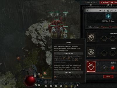 Diablo 4 Necromancer Skeletal Mages