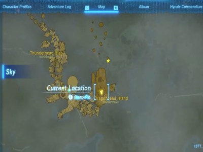 Dragonhead Island Map Zelda Tears Of The Kingdom (totk)