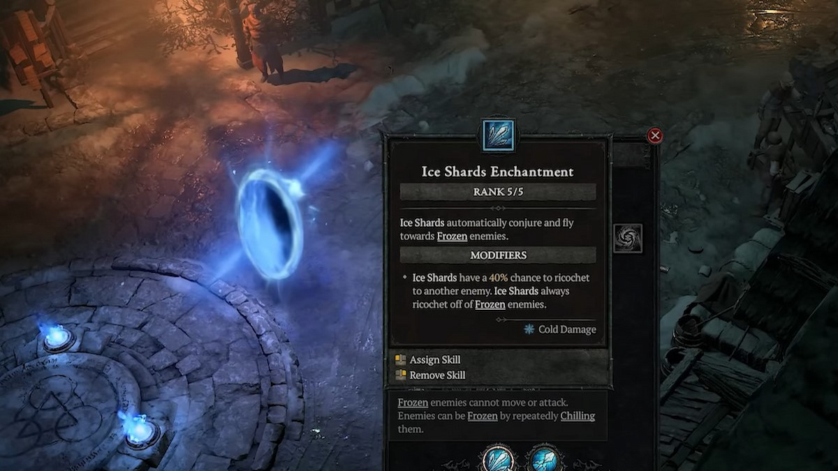 Ice Shards Enhancement From Diablo 4