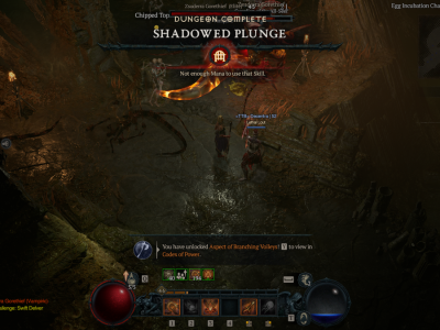 Shadowed Plunge Dungeon Diablo 4