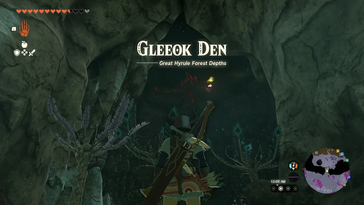Where To Find The Gleeok Den In Zelda Tears Of The Kingdom (totk)