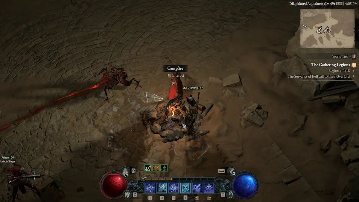 How Do The Campfires Work In Diablo 4