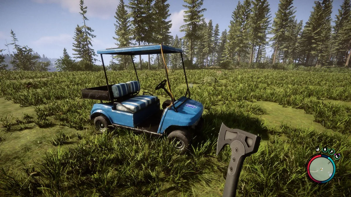 How To Find And Drive Golf Carts In Sons Of The Forest