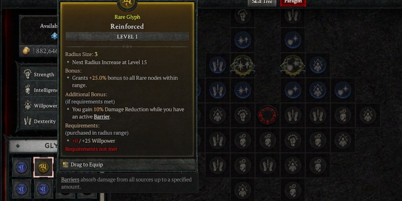 How To Get And Use Glyphs In Diablo 4