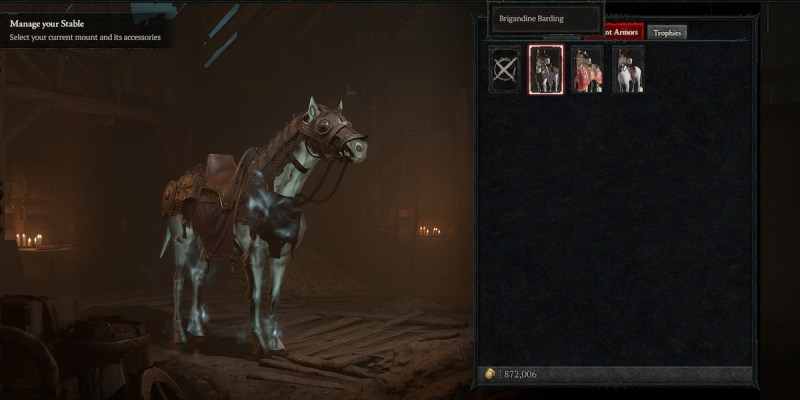 How To Get Brigandine Barding Horse Armor In Diablo 4