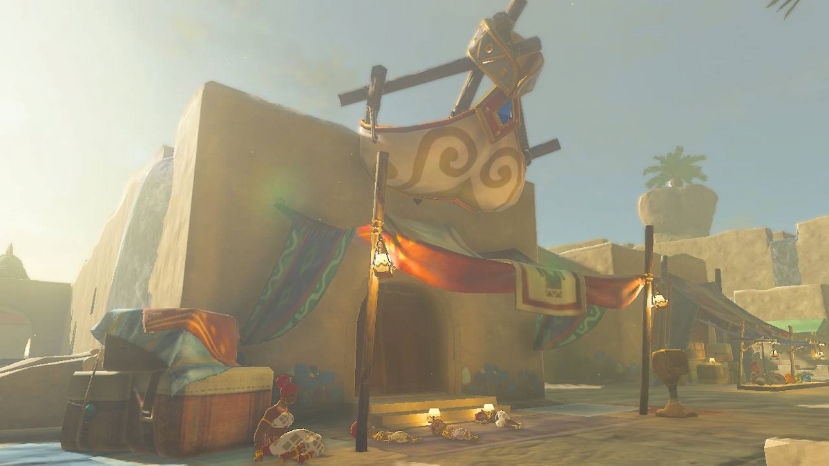 How to unlock secret Gerudo Town clothes shop in Tears of the Kingdom