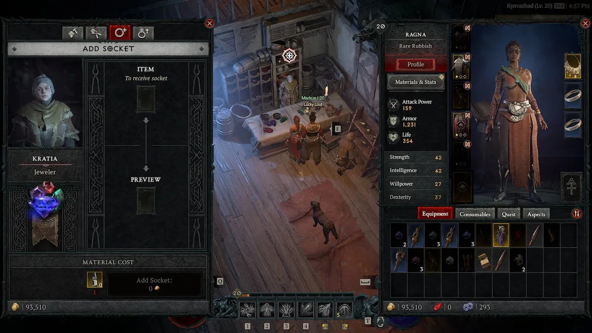 How To Use Sockets And Gems In Diablo 4 Jeweler
