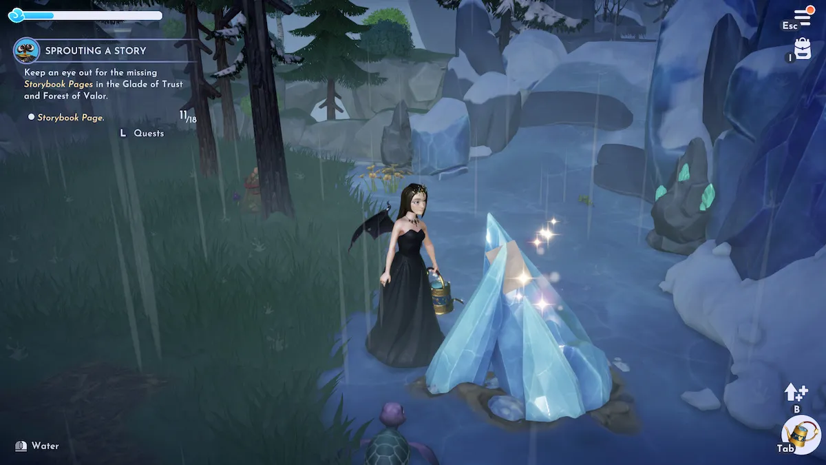 Where to find all Storybook pages in Disney Dreamlight Valley Storybook Page Forest Of Valor Ice
