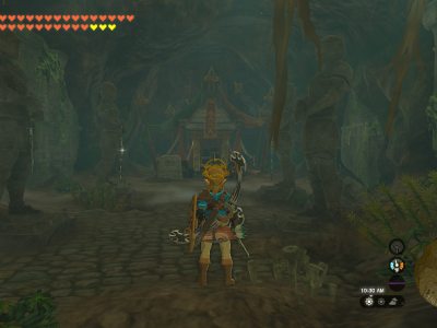 Tears Of The Kingdom Coliseum Ruins Cave Interior Statues