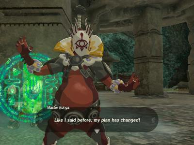 Tears Of The Kingdom Master Kohga Plans Changed