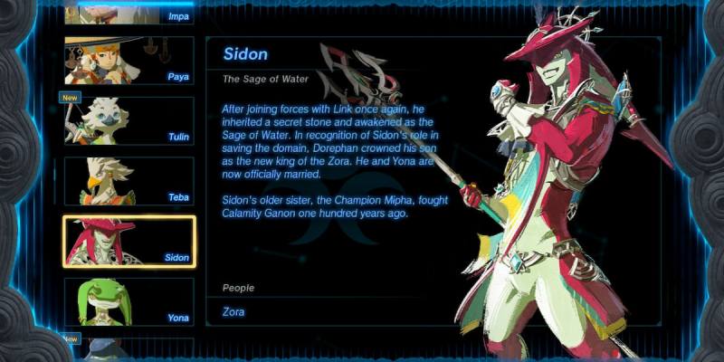 Tears Of The Kingdom Sidon Character Profile