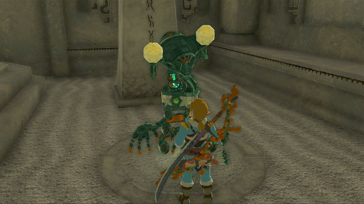 Totk Ancient Blade Construct In Spirit Temple