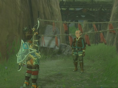 Totk Calip Kakariko Village Ring Ruins Standing Guard