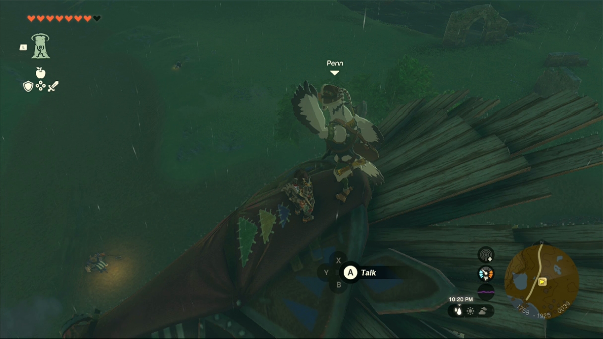 Totk Dueling Peaks Stable Penn On Top Of Tent