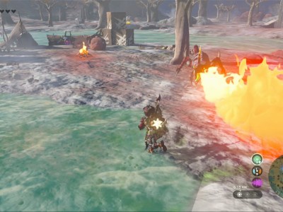 Totk Fire Breath Lizalfos Tails Avoiding Flame Breath