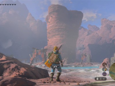 Totk Gut Check Rock Viewed From A Distance