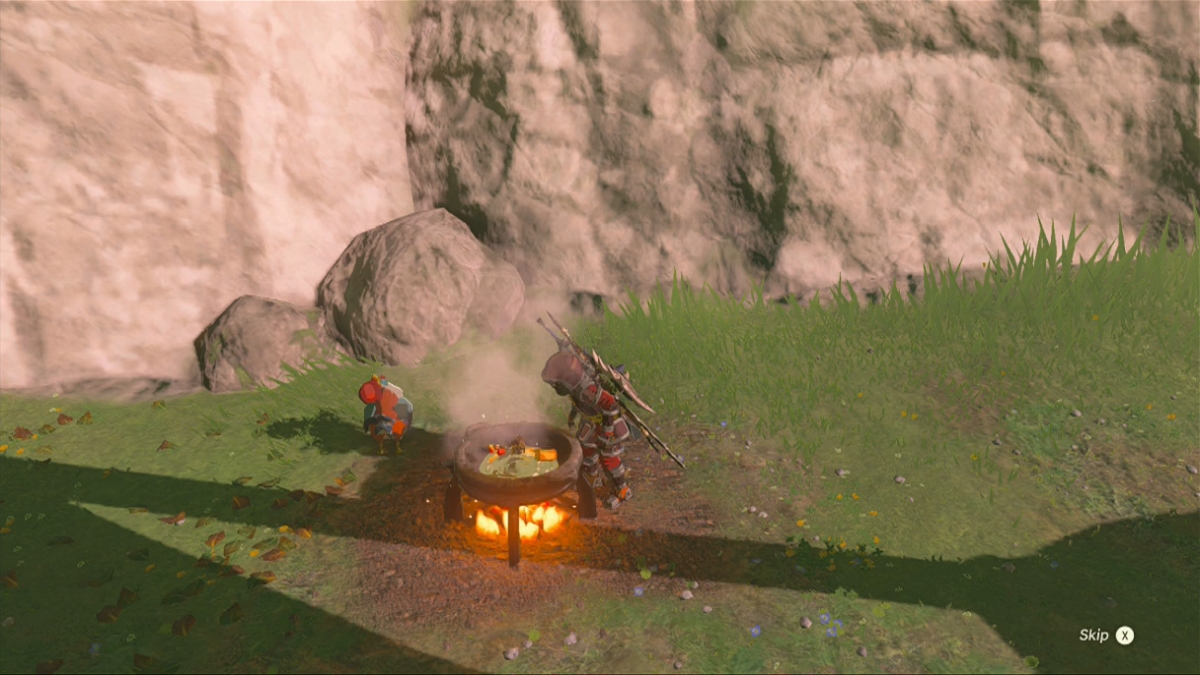 Totk Pizza Cooking In Hateno Village