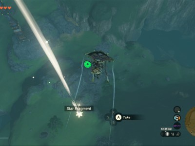 Totk Star Fragment Catching In The Air