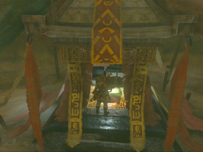 Totk Statue Eighth Heroine Opening Treasure Chest To Get Tingle Hood