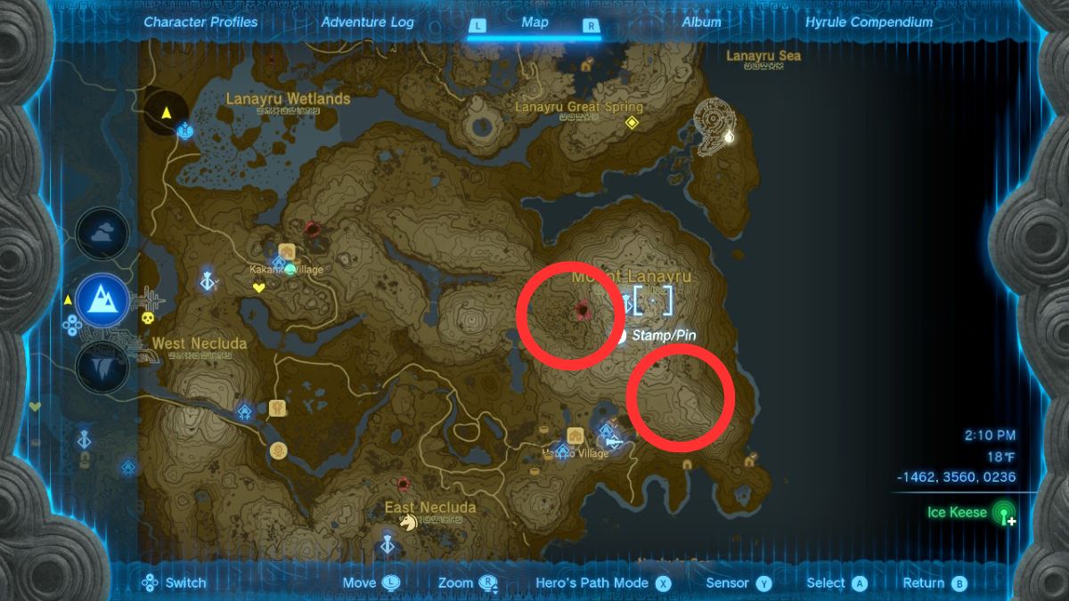 Where to find and farm Ice Keese in Tears of the Kingdom (TotK)