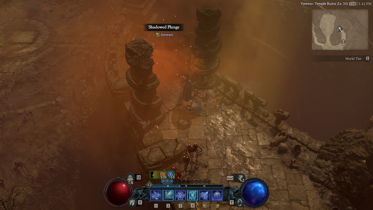 Where To Find Shadowed Plunge Dungeon In Diablo 4