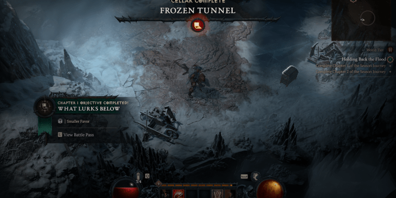 Frozen Tunnal Diablo 4
