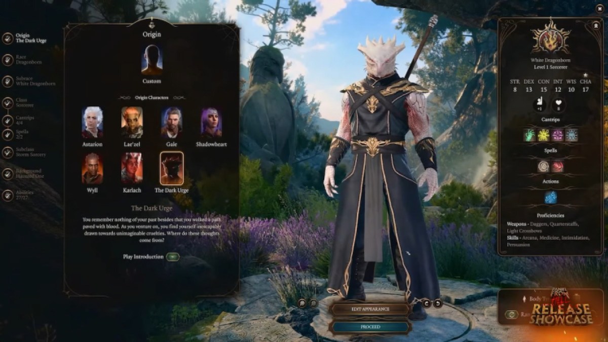 Пользовательские персонажи The Dark Urge Baldur's Gate 3