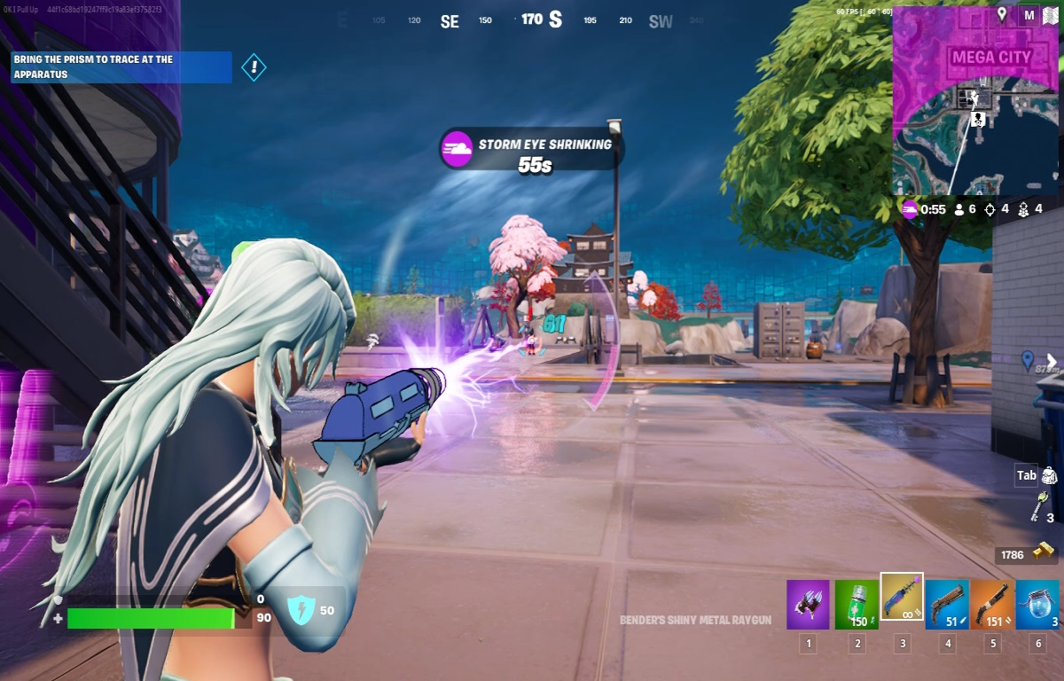 Where to get Bender's Shiny Metal Raygun in Fortnite