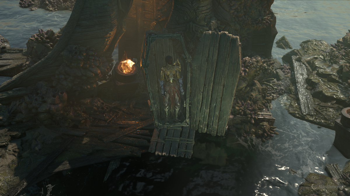 Diablo 4 Character In A Coffin