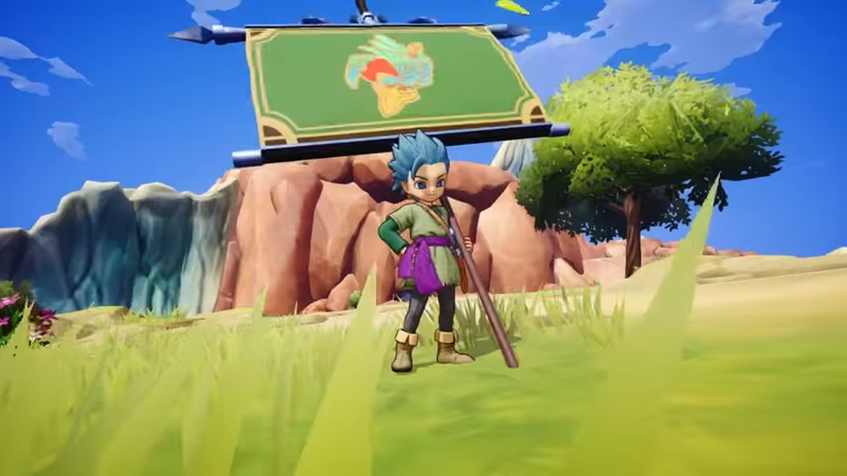 Dragon Quest Treasures Hero With Sign