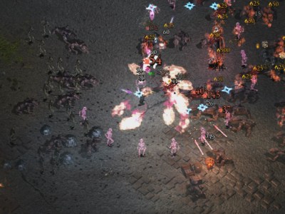 Halls Of Torment Exterminator Using Flamethrower On Enemy Mobs