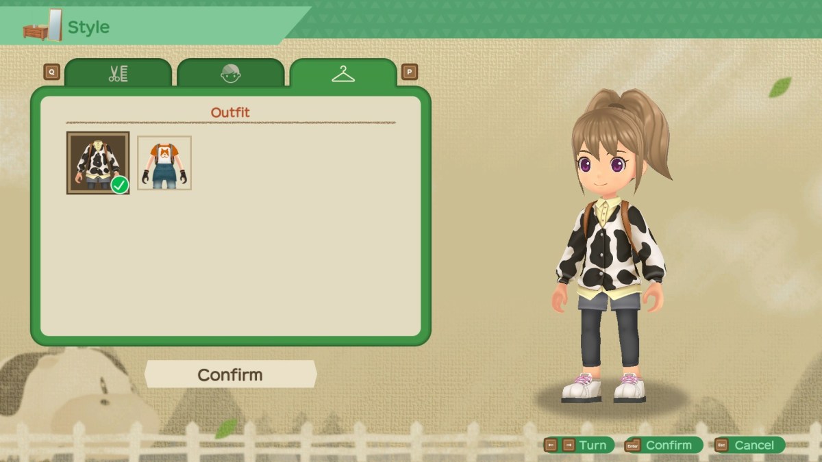 How To Get More Outfits In Story Of Seasons A Wonderful Life Cow Print Dlc