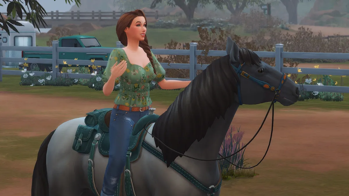 Cómo entrenar caballos en The Sims 4 Horse Ranch Temperament