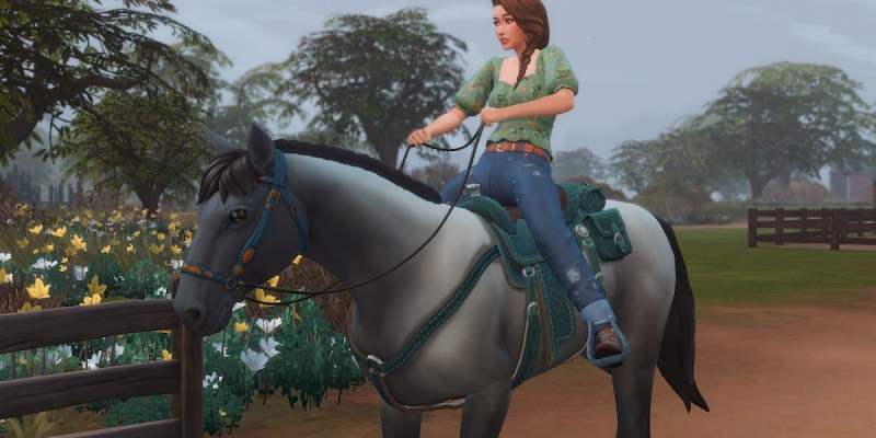 Cómo entrenar caballos en Los Sims 4 Horse Ranch
