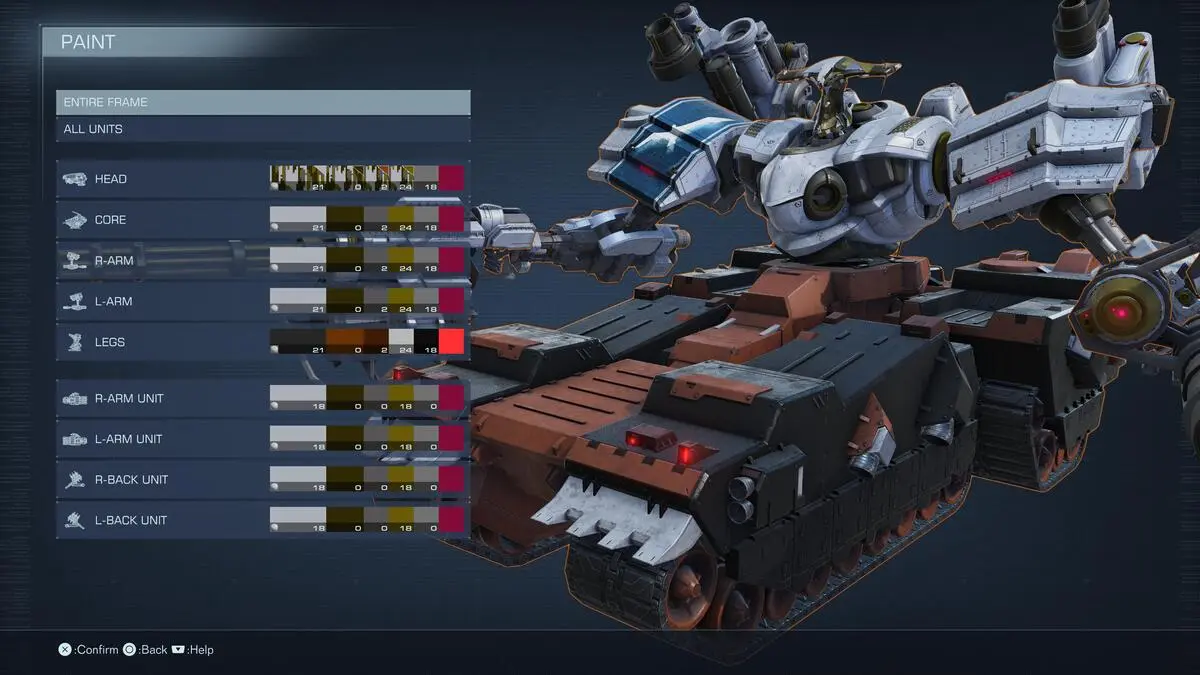Armored Core 6 Customization