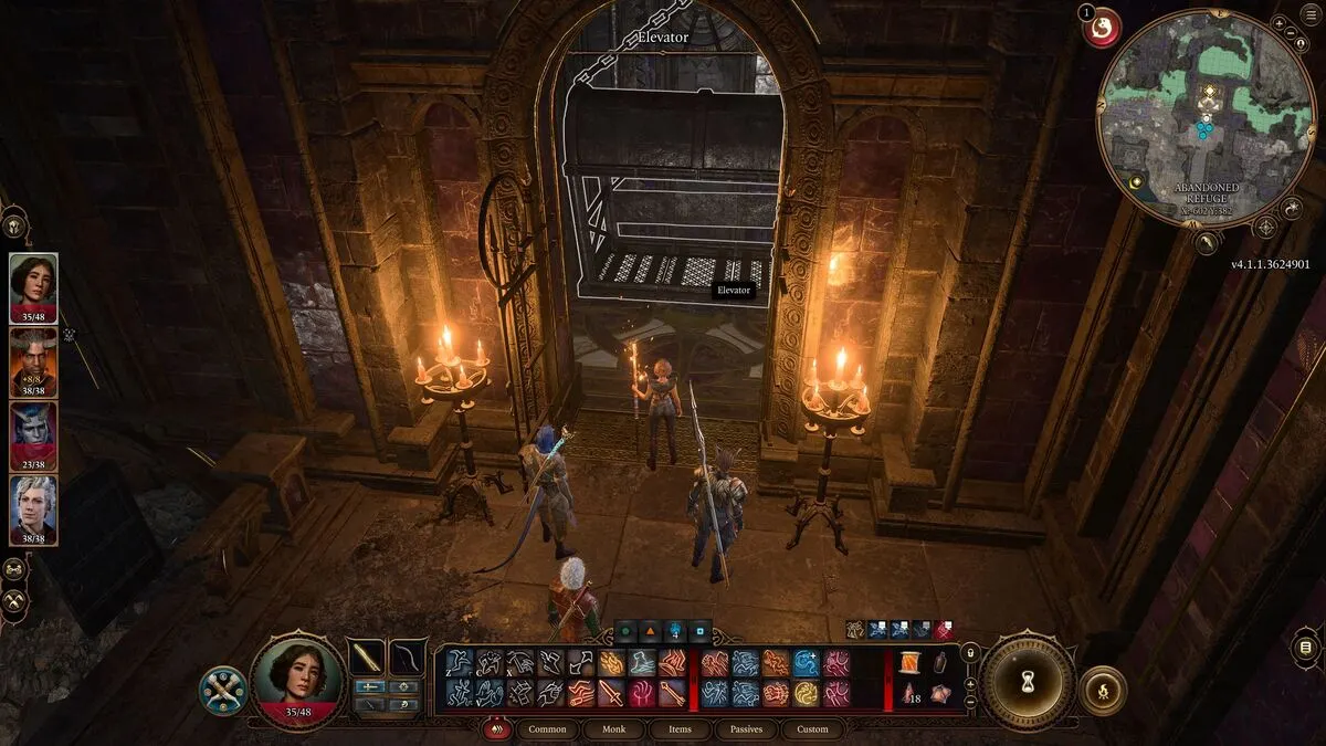 Baldur's Gate 3 Use The Elevator To End Act 1