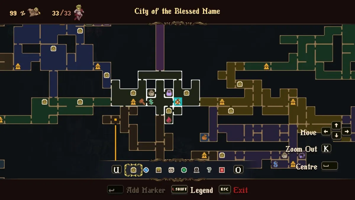 How To Unlock All Rosary Bead Slots In Blasphemous 2 Ark 4 Map