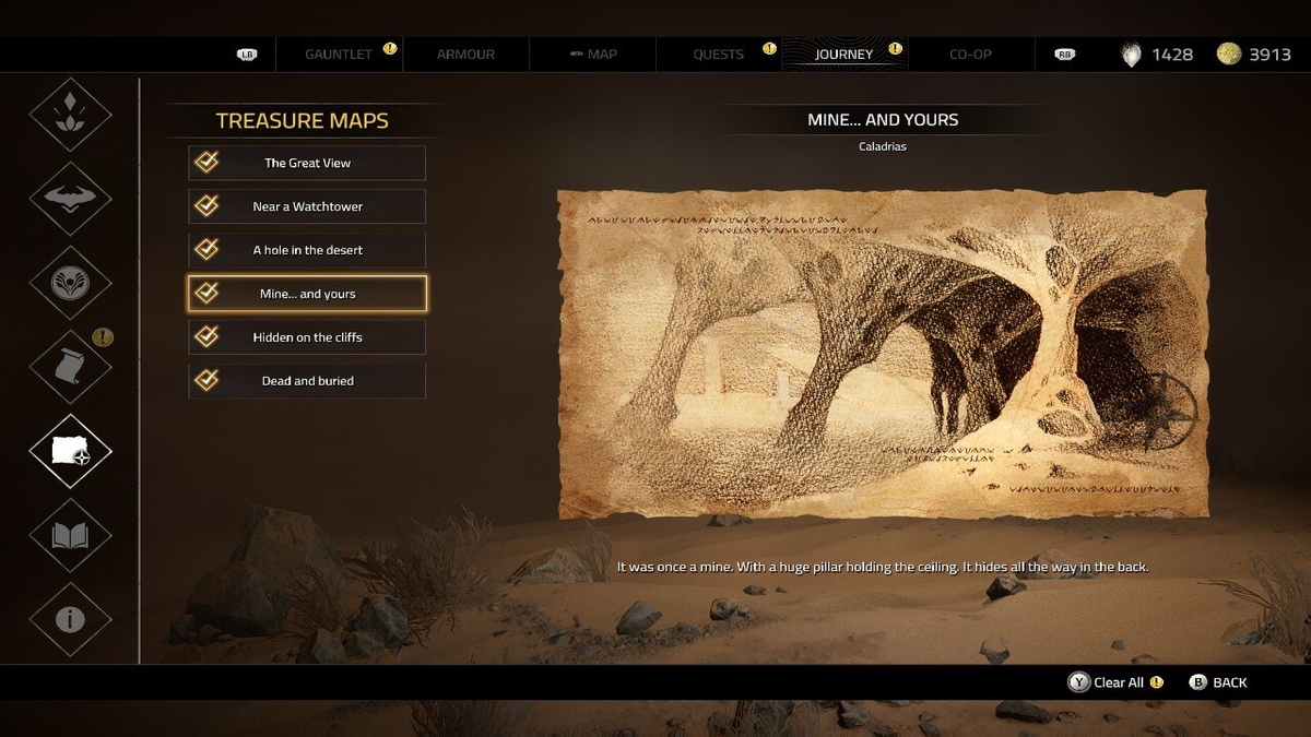 All Caladrias Treasure Map locations in Atlas Fallen