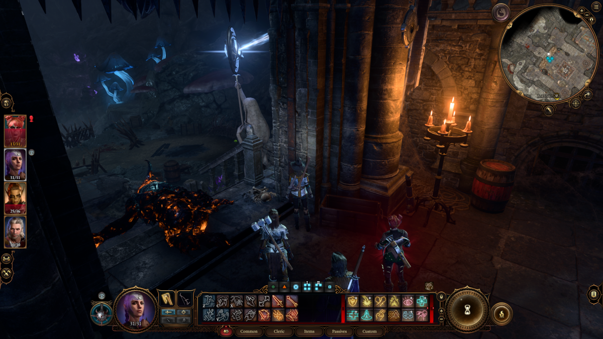 How to disable the Selunite outpost turrets in the Underdark Baldur's Gate 3