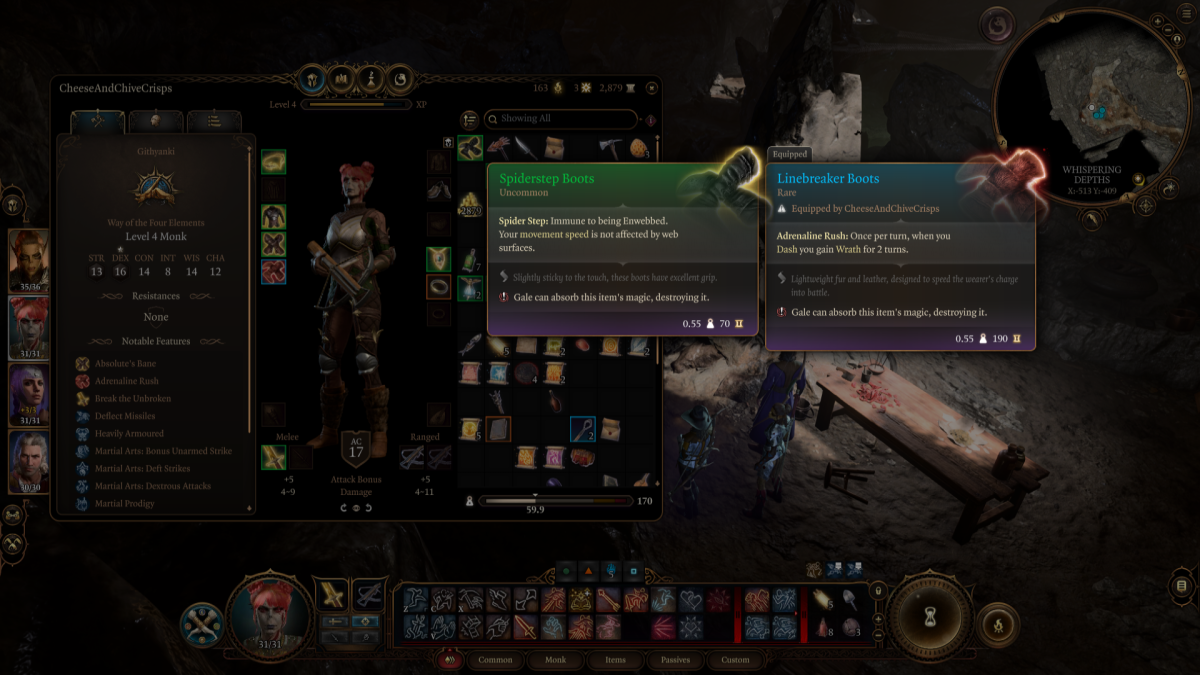 Where to get Spiderstep boots in Baldur's Gate 3