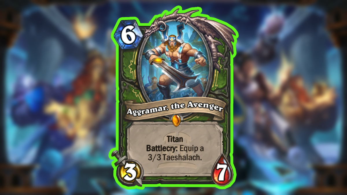 Лучшие карты для создания из дополнения Hearthstone Titans Aggramar The Avenger