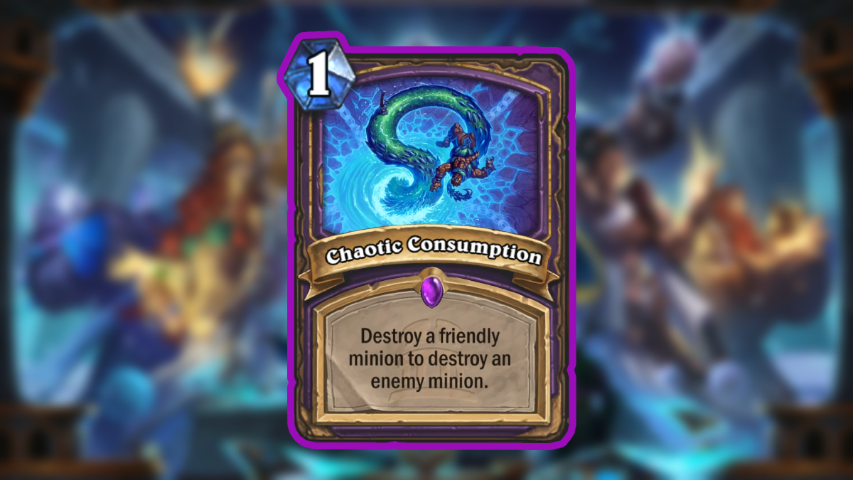 Лучшие карты для создания из Hearthstone Titans Expansion Хаотическое потребление