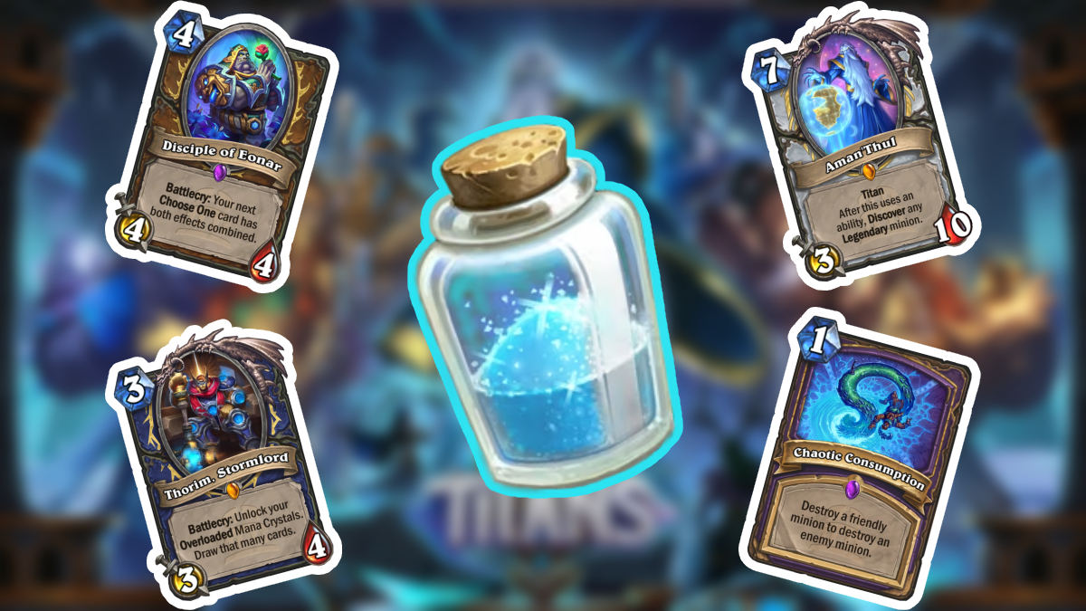 The Best Cards To Craft From Hearthstone's Titans Expansion Featured Image